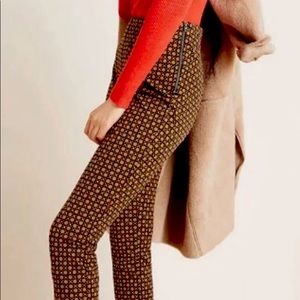 Anthropologie The Essential High Waist Slim Trousers